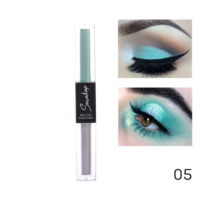 Matt & Glitter 2-In-1 Liquid Eyeshadow Make-up Every Day And Night 