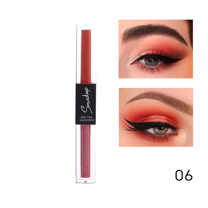 Matt & Glitter 2-In-1 Liquid Eyeshadow Make-up Every Day And Night 