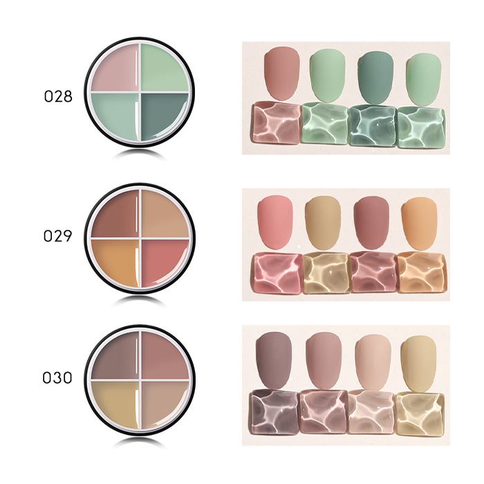 4-in-1 Cream-Like Nail Gel (Solid Color) Nail Every Day And Night 028 Candy Mint Vibe 