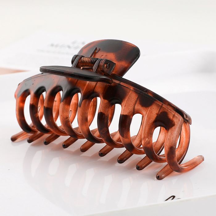 For Thick Hair Large Claw Clip (Transparent Collection) Hair Styling Tools Every Day And Night 14 Carnelian 