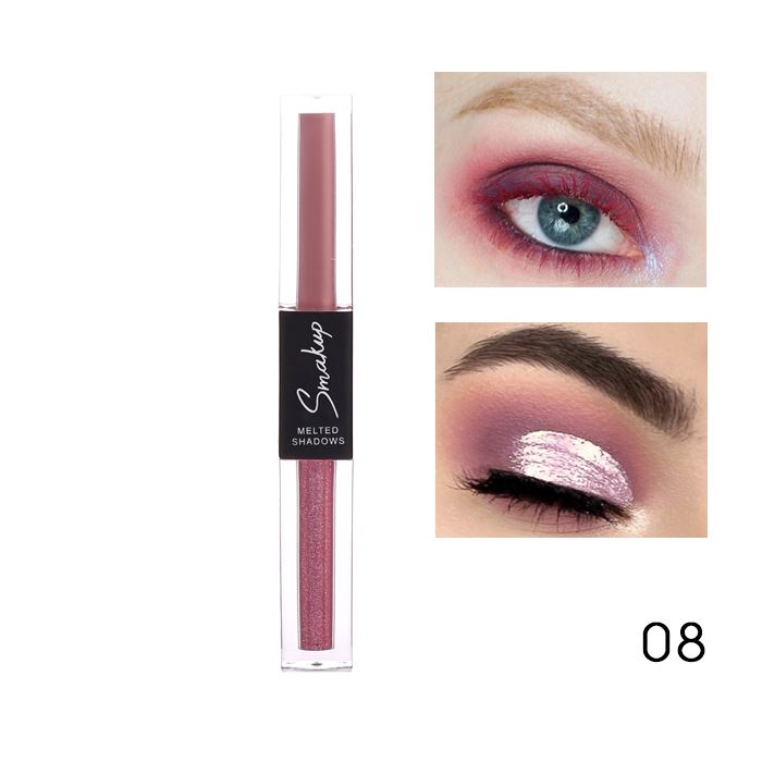 Matt & Glitter 2-In-1 Liquid Eyeshadow Make-up Every Day And Night 