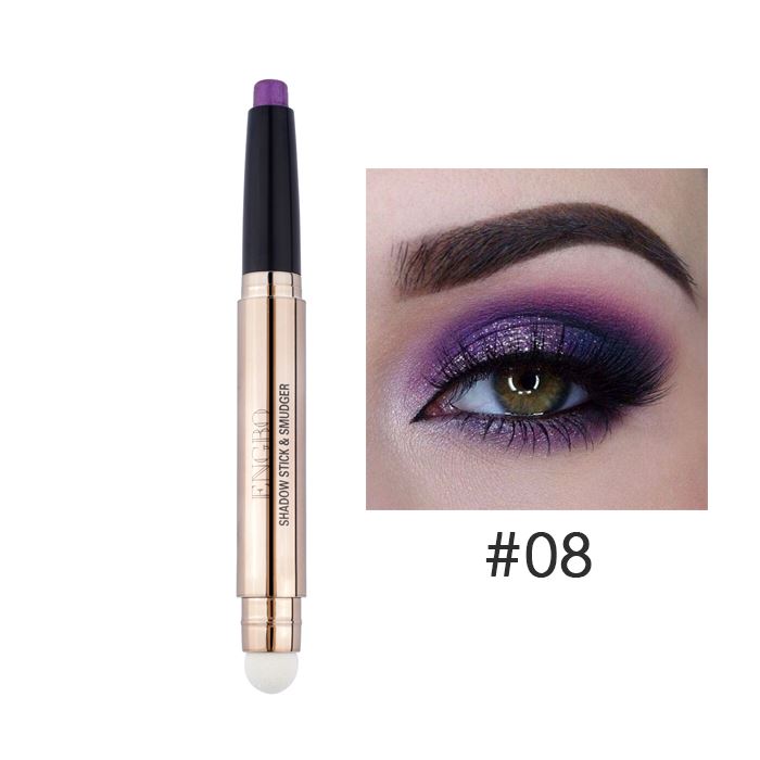 HighShine Eyeshadow Stick With Blender Make-up Every Day And Night #08 Violet 1pc 