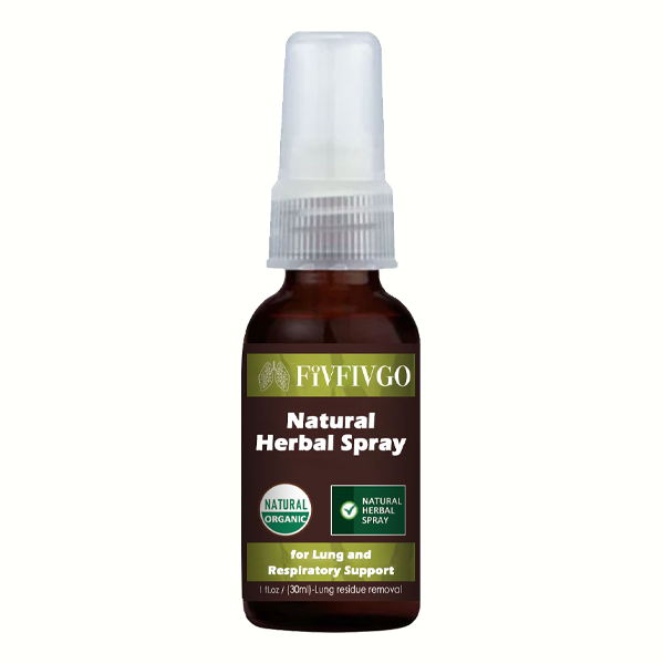 Spray aux herbes naturelles Fivfivgo™ pour le soutien pulmonaire et respiratoire
