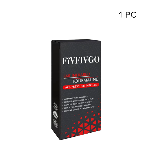 Fivfivgo™ TitanVein Far Infrared Tourmaline Acupressure Insoles