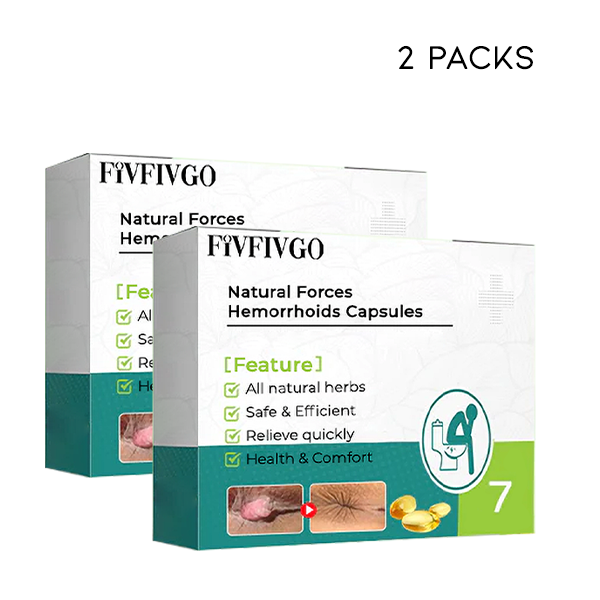 Fivfivgo™ Naturkräfte Hämorrhoiden Kapseln