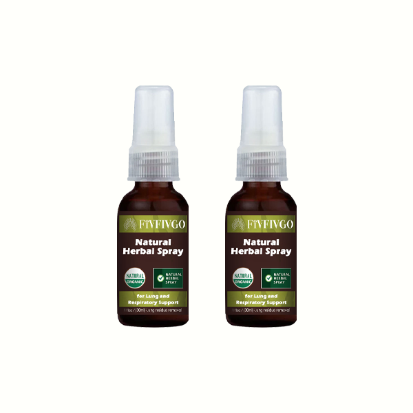 Spray aux herbes naturelles Fivfivgo™ pour le soutien pulmonaire et respiratoire