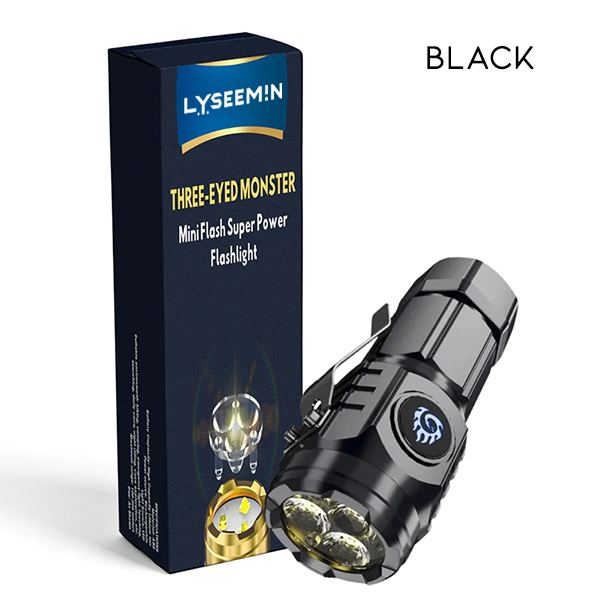 Lyseemin™ Three-Eyed Monster Mini Flash Super Power Flashlight