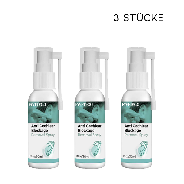 Fivfivgo™ Spray zur Entfernung von Cochlea-Blockaden