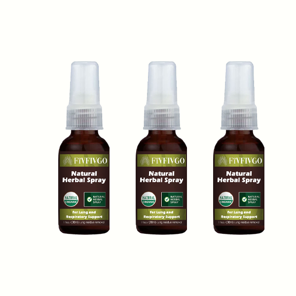 Spray aux herbes naturelles Fivfivgo™ pour le soutien pulmonaire et respiratoire