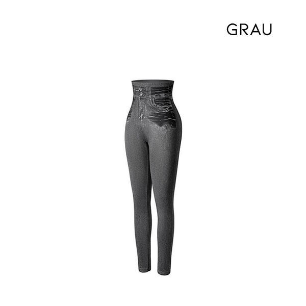 Fivfivgo™ Thermofleece-Jeggings aus Denim