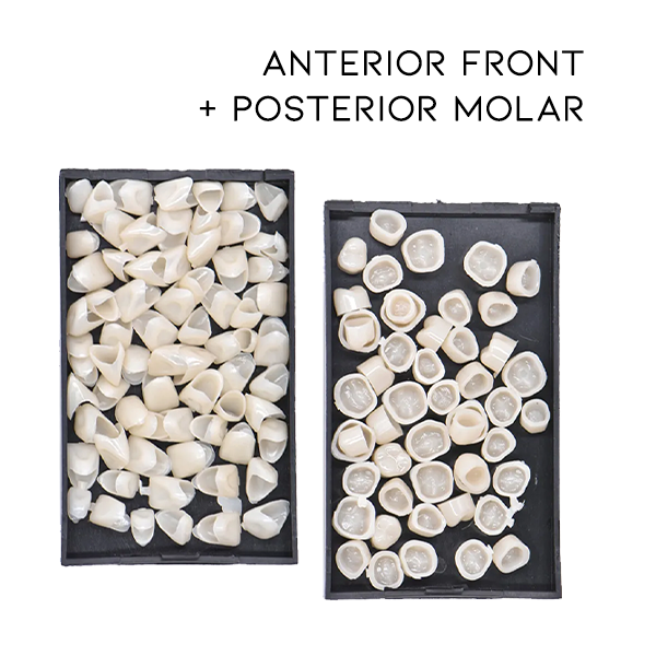 Fivfivgo™ Dental Temporary Crown Veneers for Anterior Front/Posterior Molar Teeth Covering