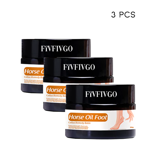 Fivfivgo™ Baume anti-callosités pour les pieds à l’huile de cheval