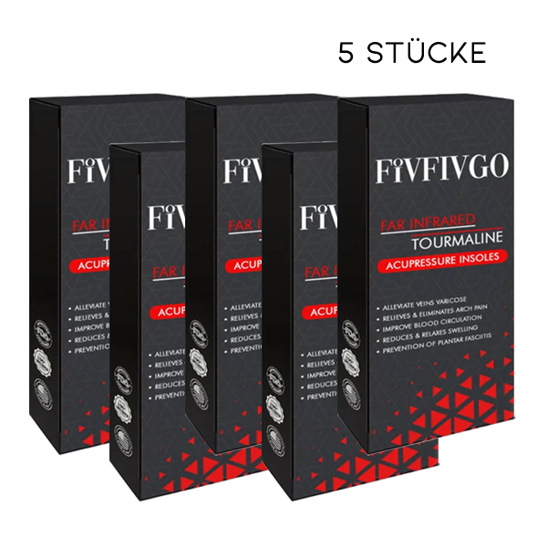 Fivfivgo™ TitanVein Ferninfrarot-Turmalin-Akupressur-Einlegesohlen