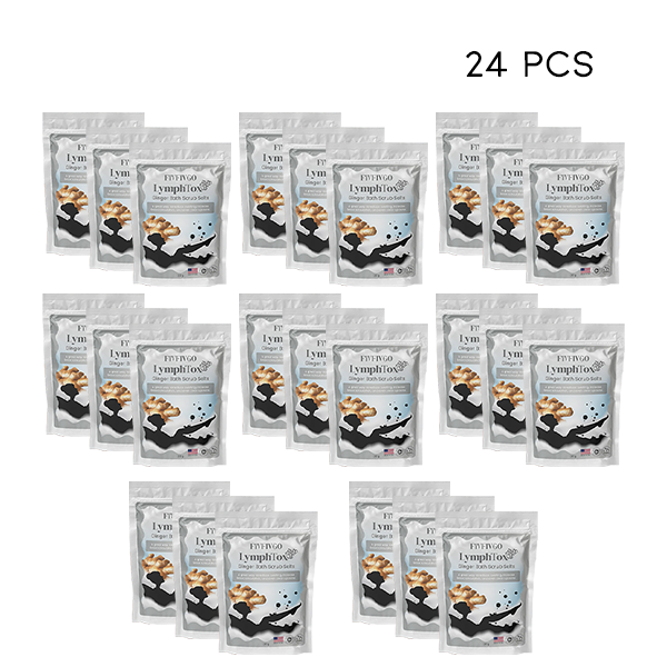 Fivfivgo™ LymphTox Ginger Bath Scrub Salts