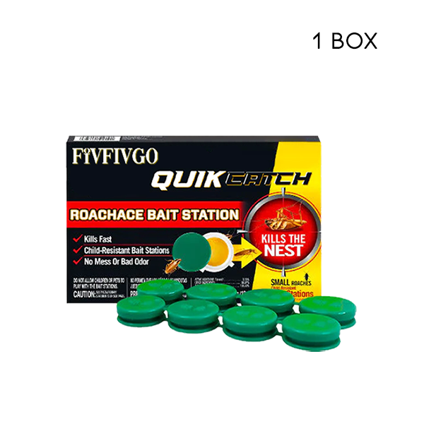 Fivfivgo™ QuikCatch RoachAce Bait Station