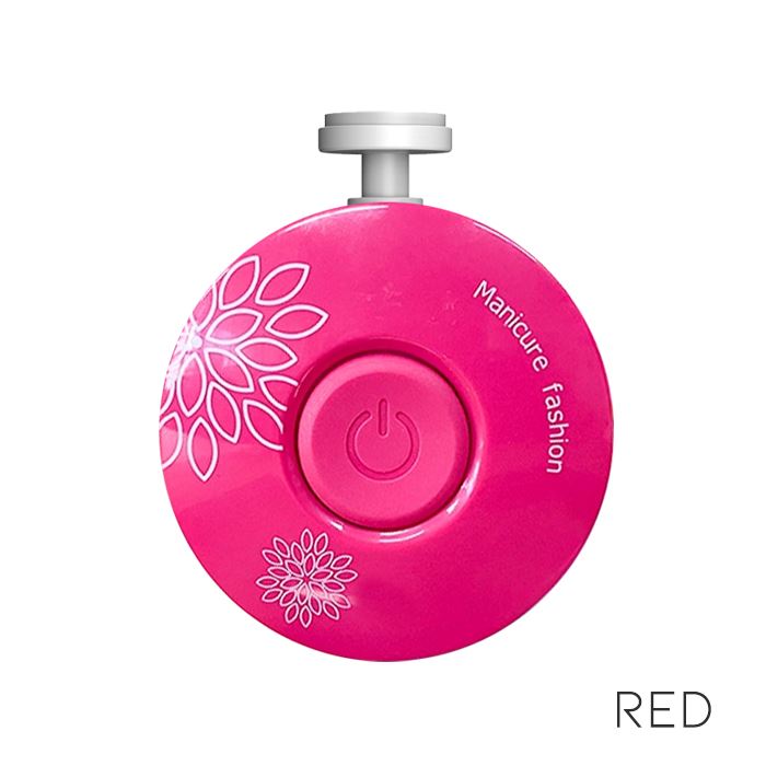 Kid-Safe Electric Nail File Baby Health & Grooming Kits Every Day And Night Red 
