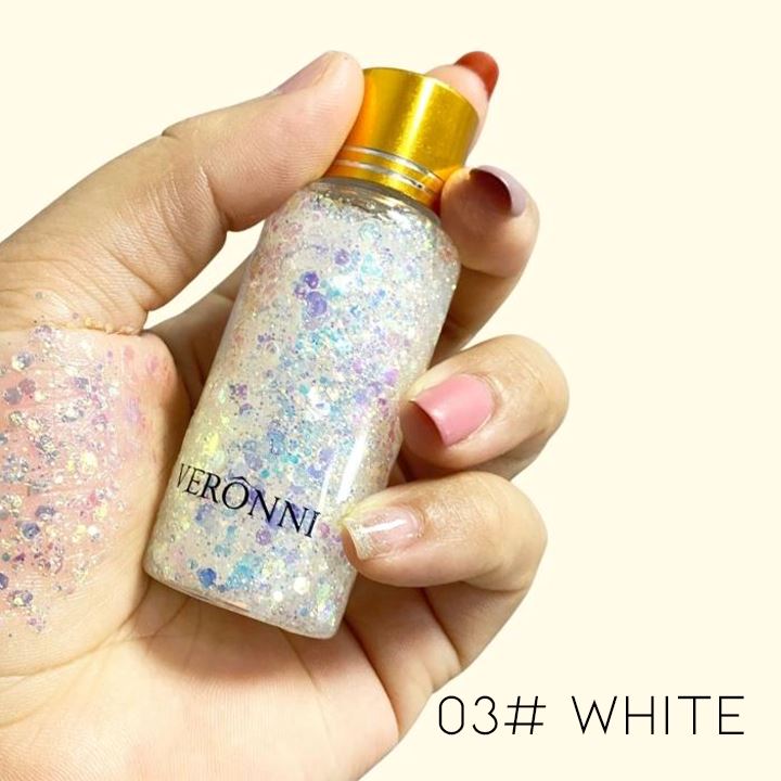 High Shine Body & Hair Large Glitter Gel Make-up Every Day And Night 