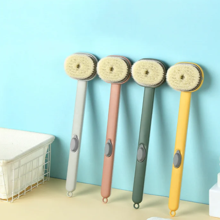 Long Handle Detachable Bath Massager Brush