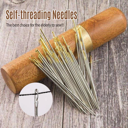 Self-Threading Needles