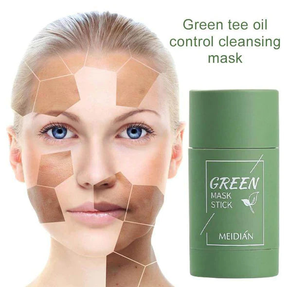 Entschlackende Maske mit grünem Tee