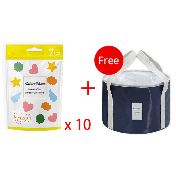 NatureShape™ Ätherisches Öl Fußbad Brausetabletten