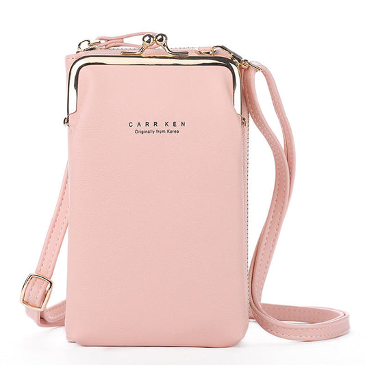 Women Phone Bag Solid Crossbody Bag