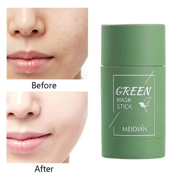 Entschlackende Maske mit grünem Tee