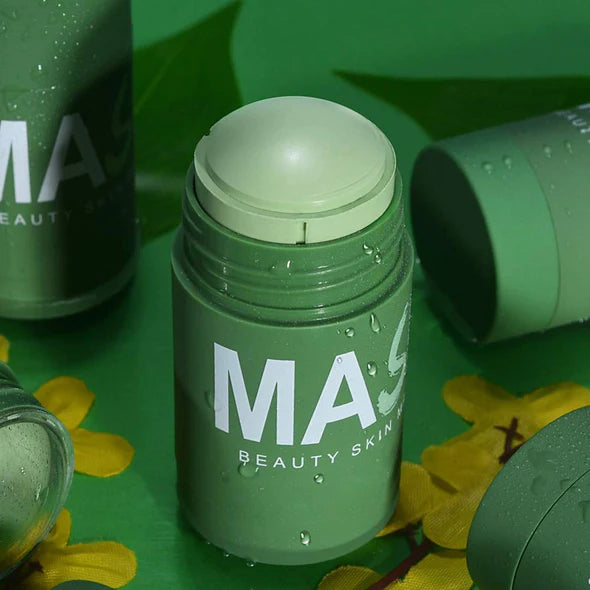 Entschlackende Maske mit grünem Tee