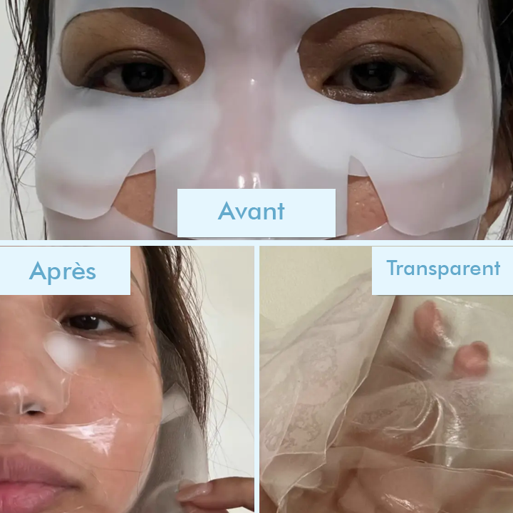 Oveallgo™ Masque Coréen Bio-Collagène Profond Réel