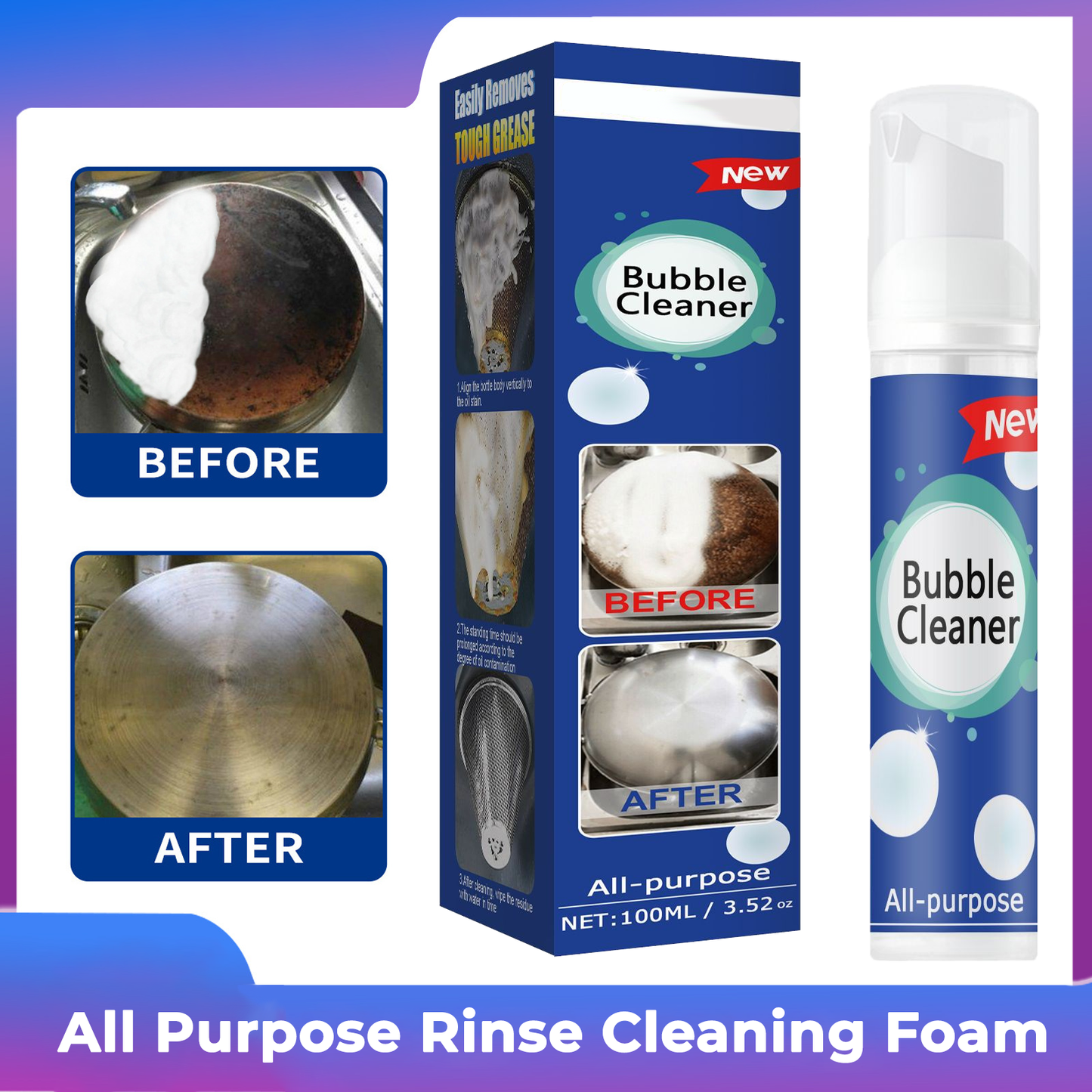 All Purpose Rinse Cleaning Foam