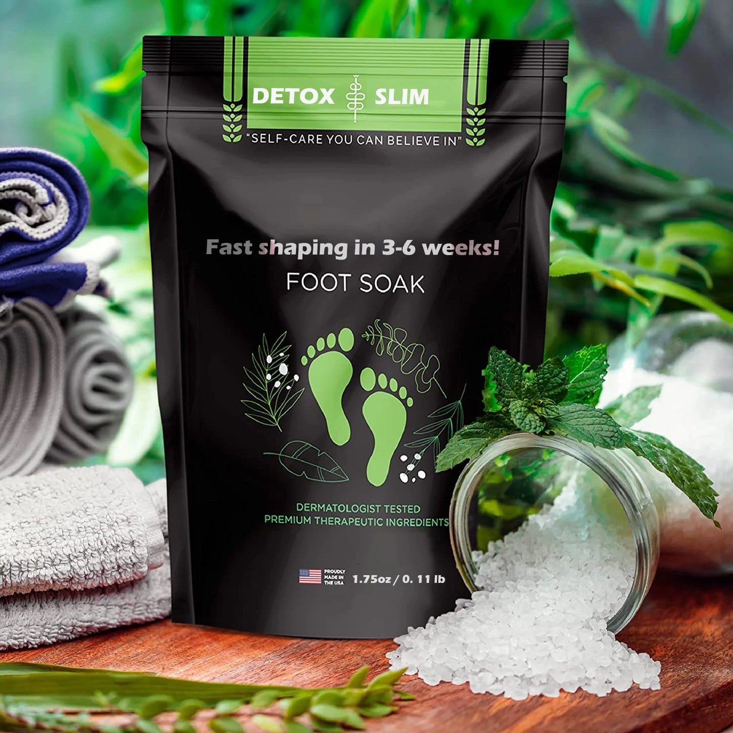 DetoxSlim™ Slimming and Detoxifying Essential Oil Foot Bath Salt