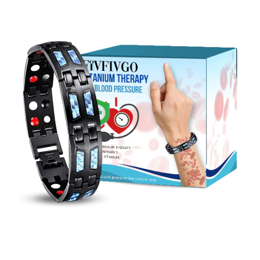 Fivfivgo™ SugarDown Titanium Therapie-Armband