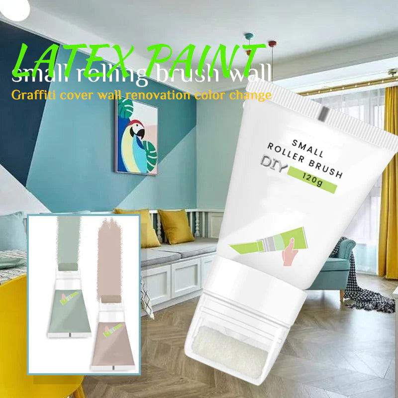 SMALL ROLLING BRUSH WALL LATEX PAINT