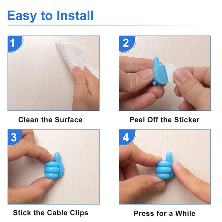Thumbs Up Adhesive Hook