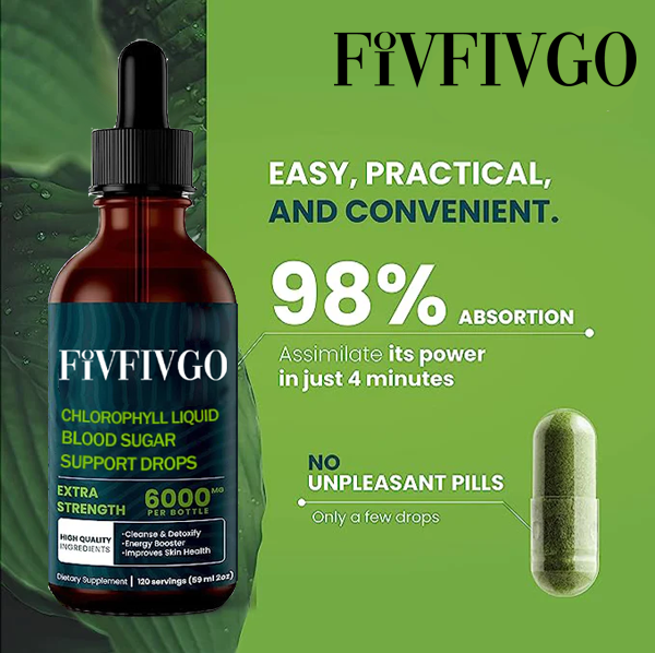 Fivfivgo™ Chlorophyll Liquid Natural Detox & Blood Sugar Support Drops