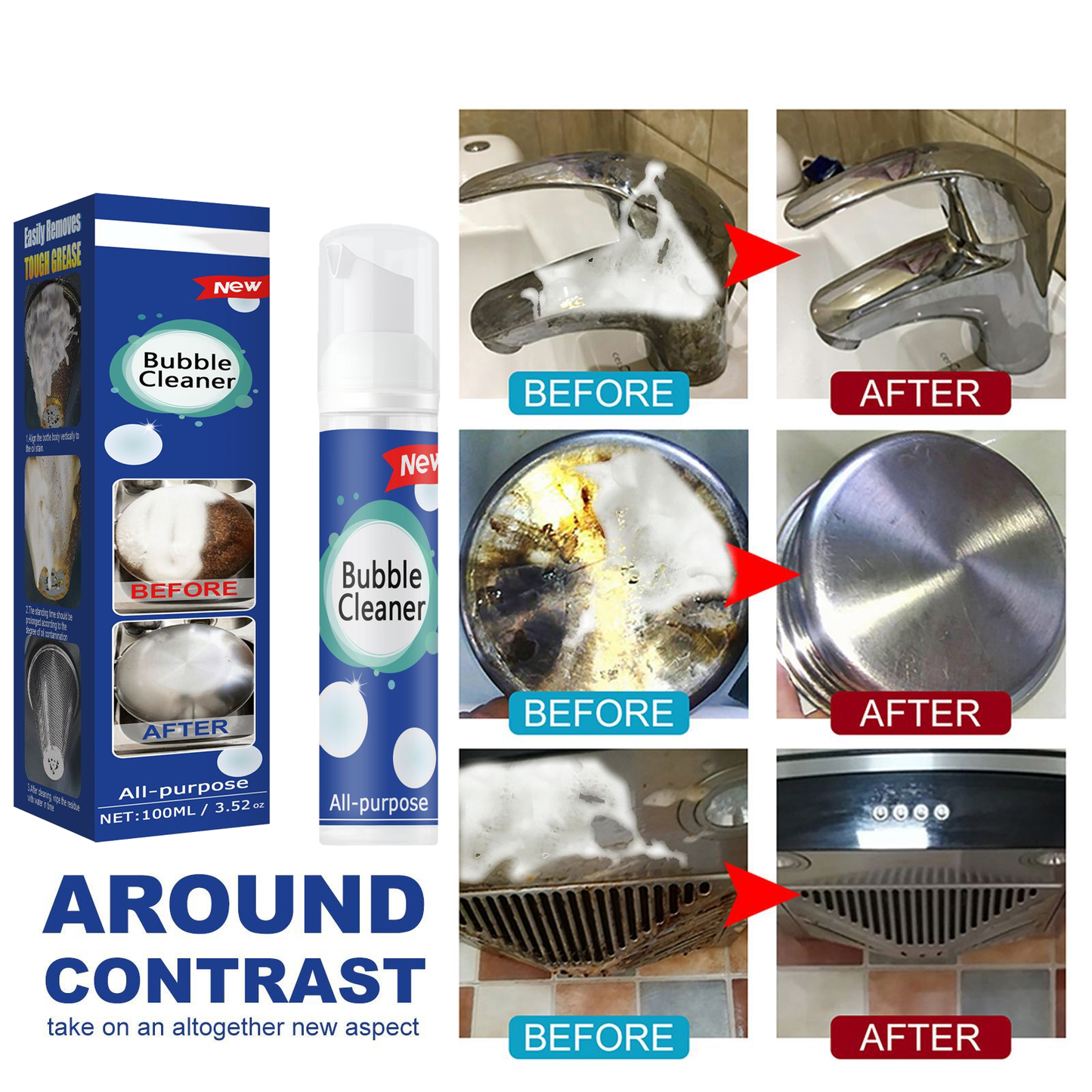 All Purpose Rinse Cleaning Foam