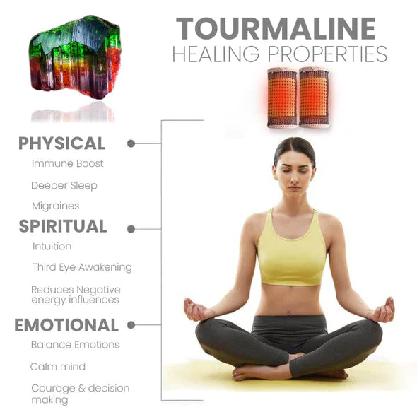 Tourmaline Thermal Circulation Self-heating Shaping Sweatband