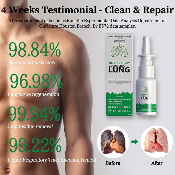 OnNature® Organic Herbal Lung Cleanse Repair Nasenspray