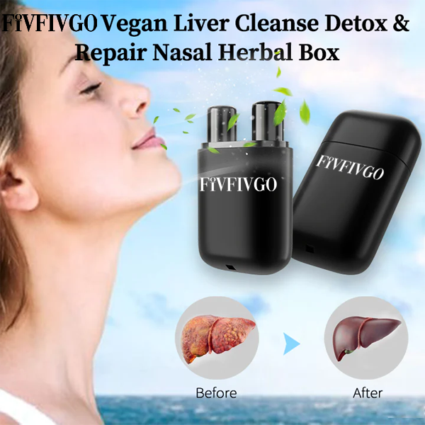 Fivfivgo™ Vegan Liver Cleanse Detox & Repair Nasal Herbal Box