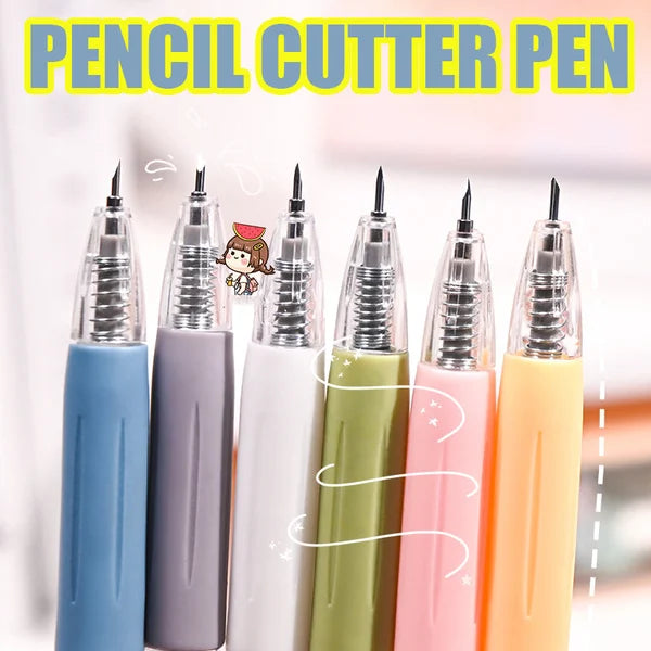 Cartoon-Muster Student Utility Knife Stift