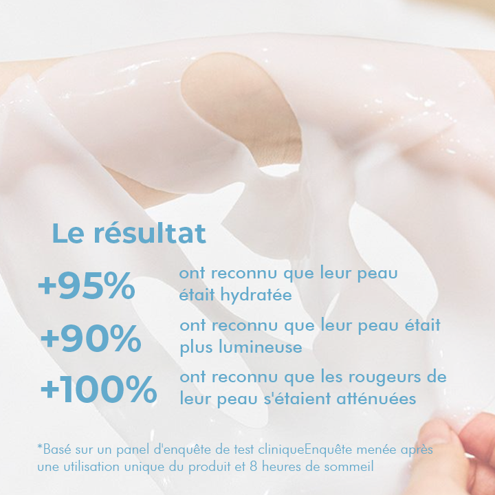 Oveallgo™ Masque Coréen Bio-Collagène Profond Réel