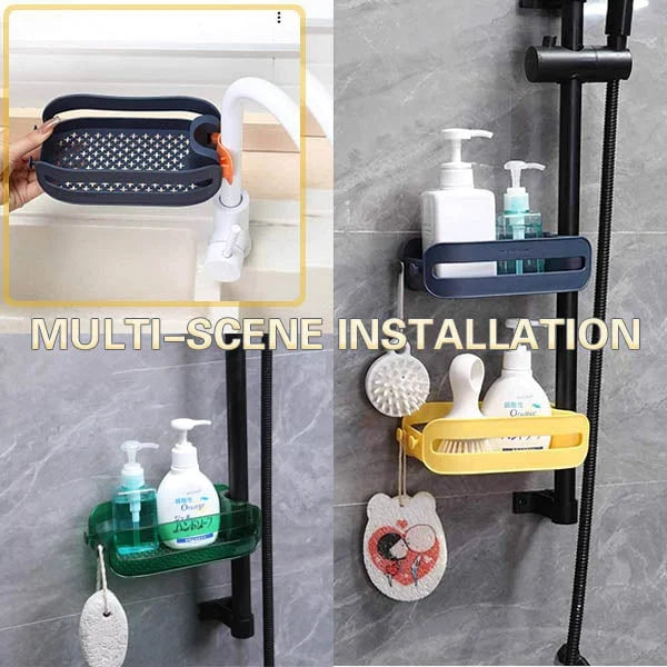 2 in 1 Snap On Sink Organizer