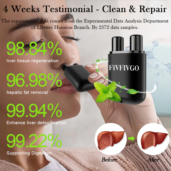 Fivfivgo™ Vegan Liver Cleanse Detox & Repair Nasal Herbal Box
