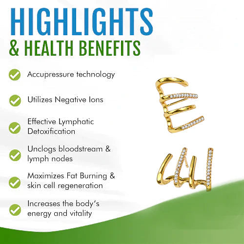 EarShape™ PLUS LymphTherapy Detox Schlankheits-Ohrringe