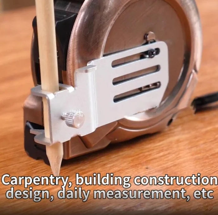 Tape Measure Fixed Clip Easy for Mark Scribing Drawing Lines