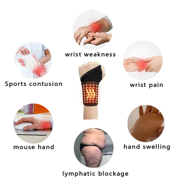 Graphene Tourmaline Moxibustion Self-heating Shaping Wristguard