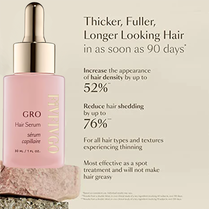 Fivfivgo™ Haarserum für dickeres, sichtbar längeres Haar – Veganes Haarwachstumsserum