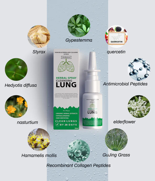 OnNature® Organic Herbal Lung Cleanse Repair Nasal Spray