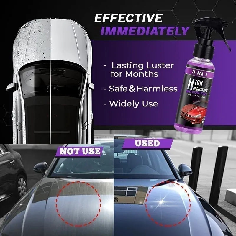 Fivfivgo™ 3 in 1 High Protection Quick Car Coating Spray