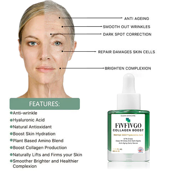 Fivfivgo™ Luxury Collagen Boost Anti-Aging Serum zur Entfernung von 97 % tiefer Falten und dunkler Flecken